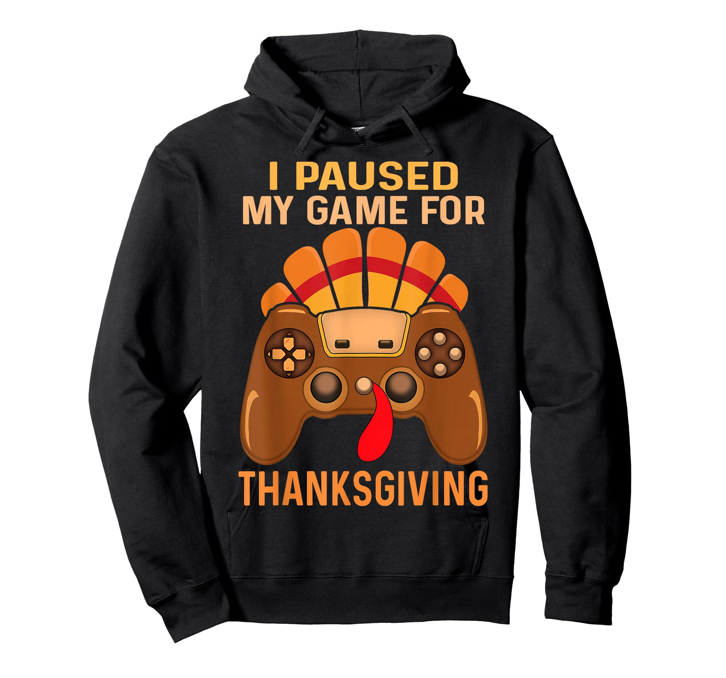 Happy Thanksgiving gaming fall Turkey gamer boys kids men T-Shirt