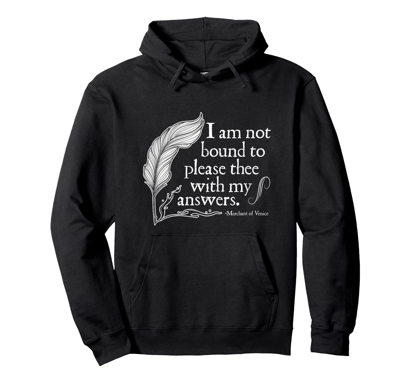 Theatre Nerd Not Bound to Please Thee Gift Shakespeare T-Shirt