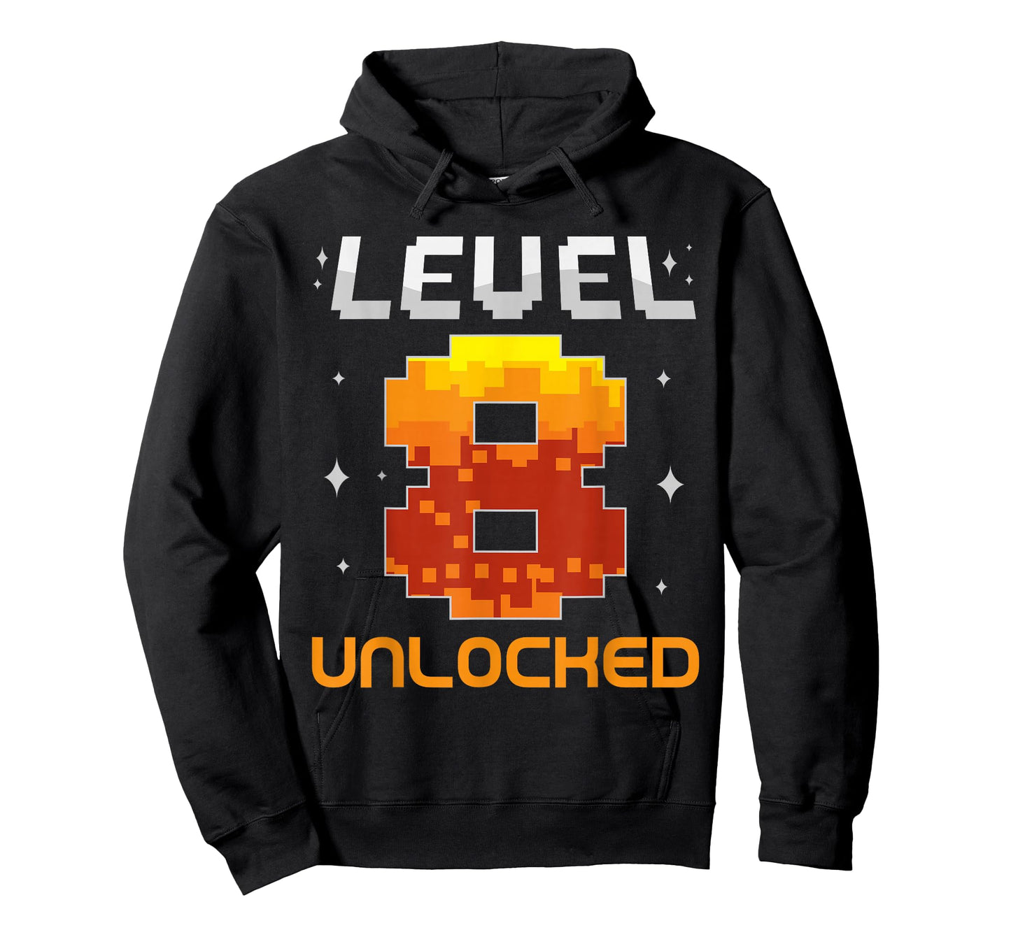 Level 8 Unlocked 8th Birthday Eight Years Old Gamer Gaming T-Shirt