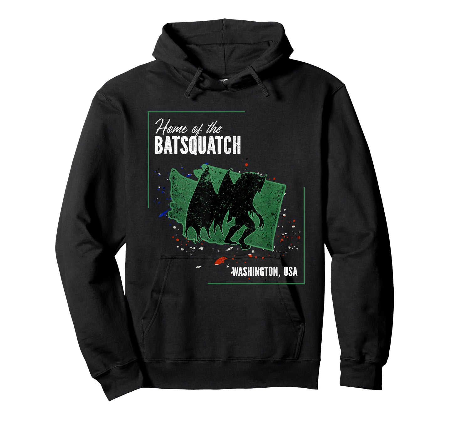 Washington - Cryptids Home of the Batsquatch T-Shirt