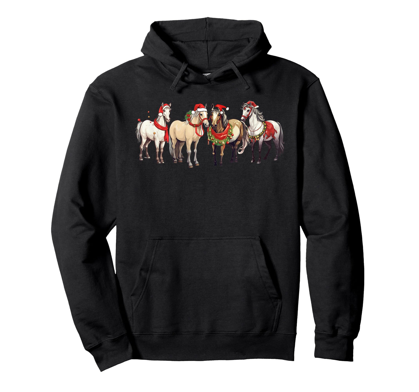 Harlow And Popcorn Merch Harlow’s Ponies Festive T-Shirt