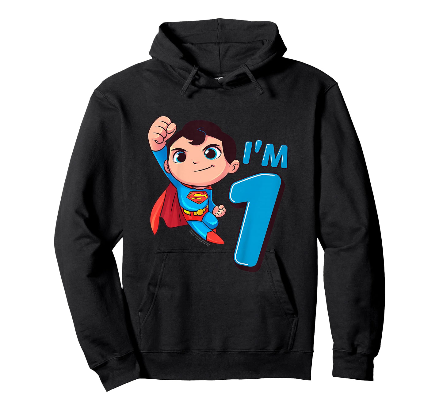 Kids Superman 1st Birthday Cute I'm 1 T-Shirt