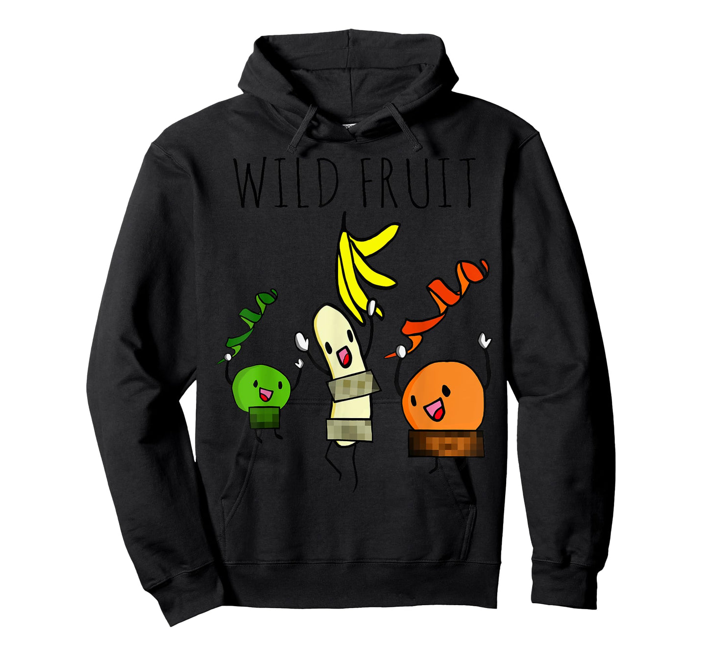 Wild Fruit Orange Lime and Banana Nude Stripper Funny Shirt