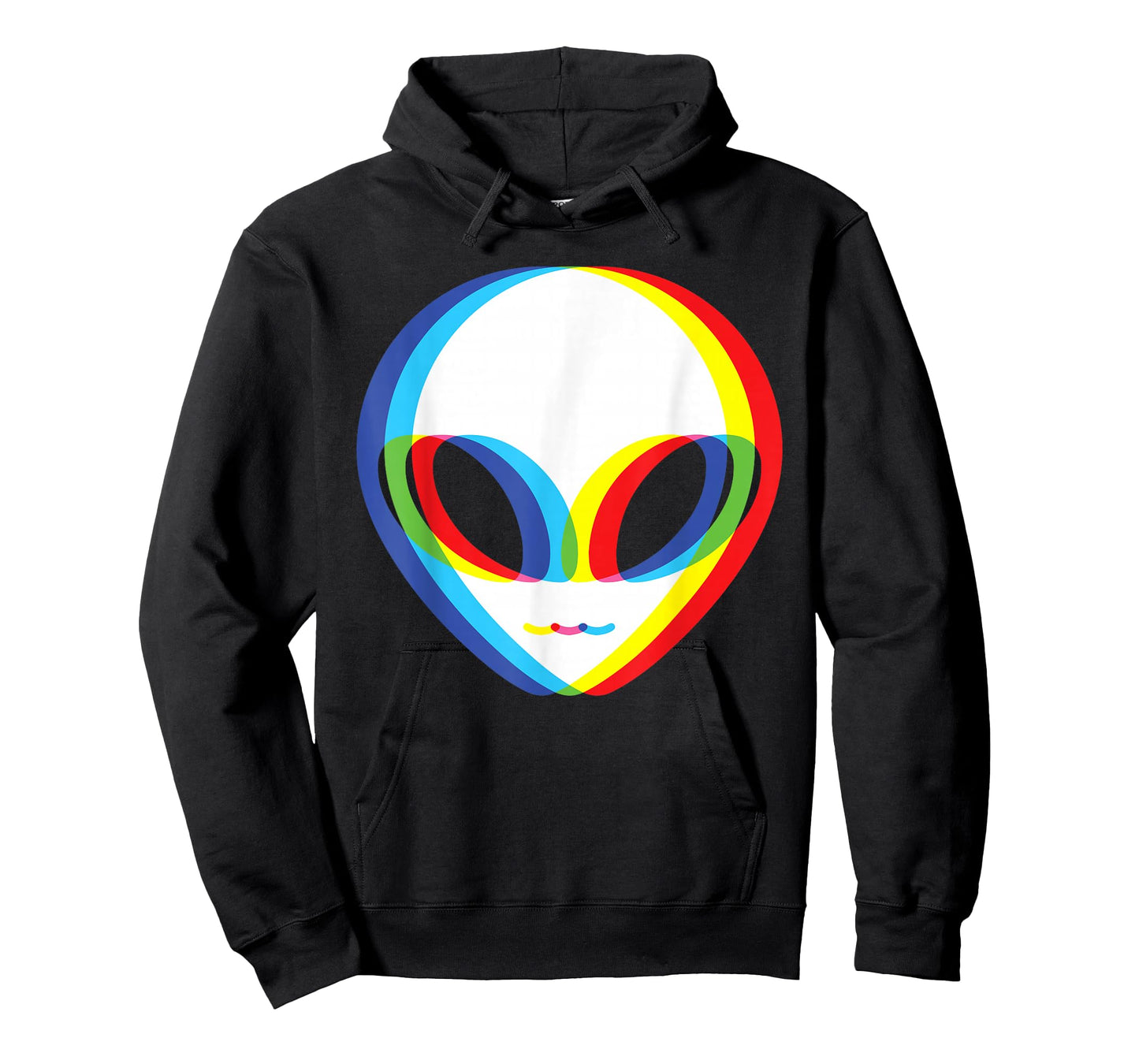 Alien Head Glitch UFO Alien Lover T-Shirt