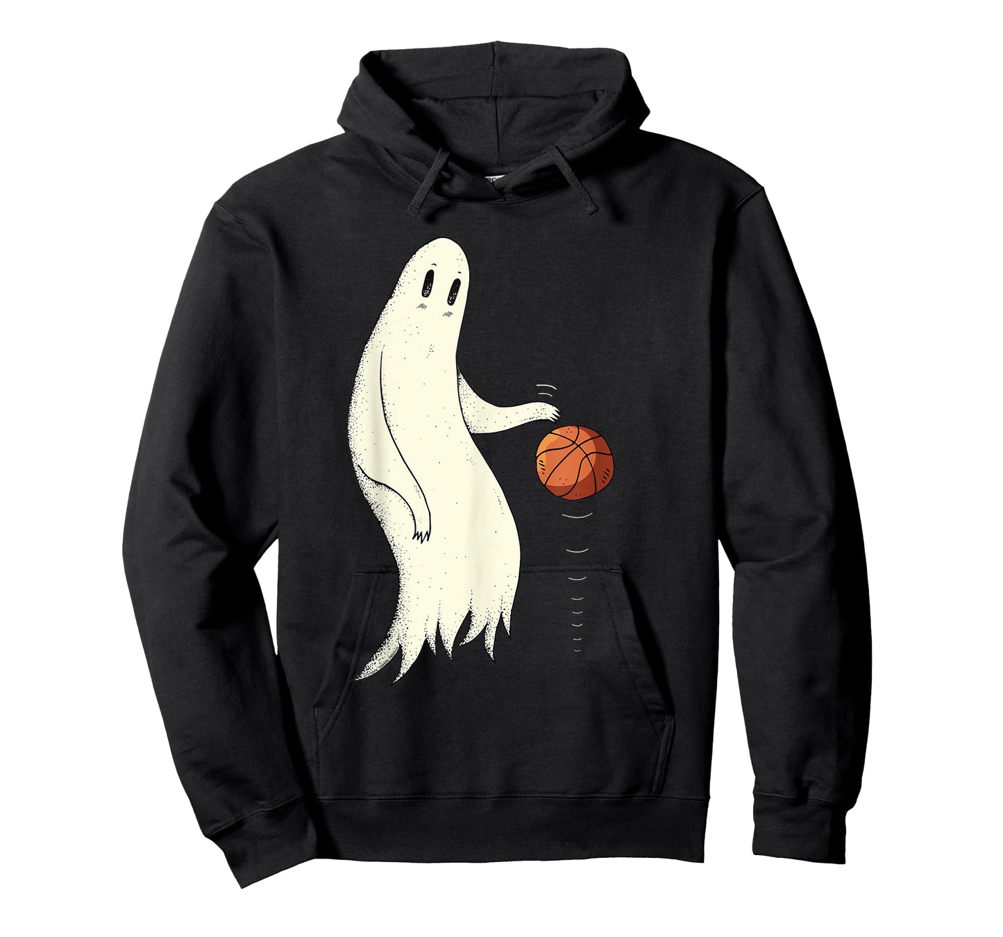 Funny Cool Ghost Dribbling Basketball - Halloween Basketball T-Shirt