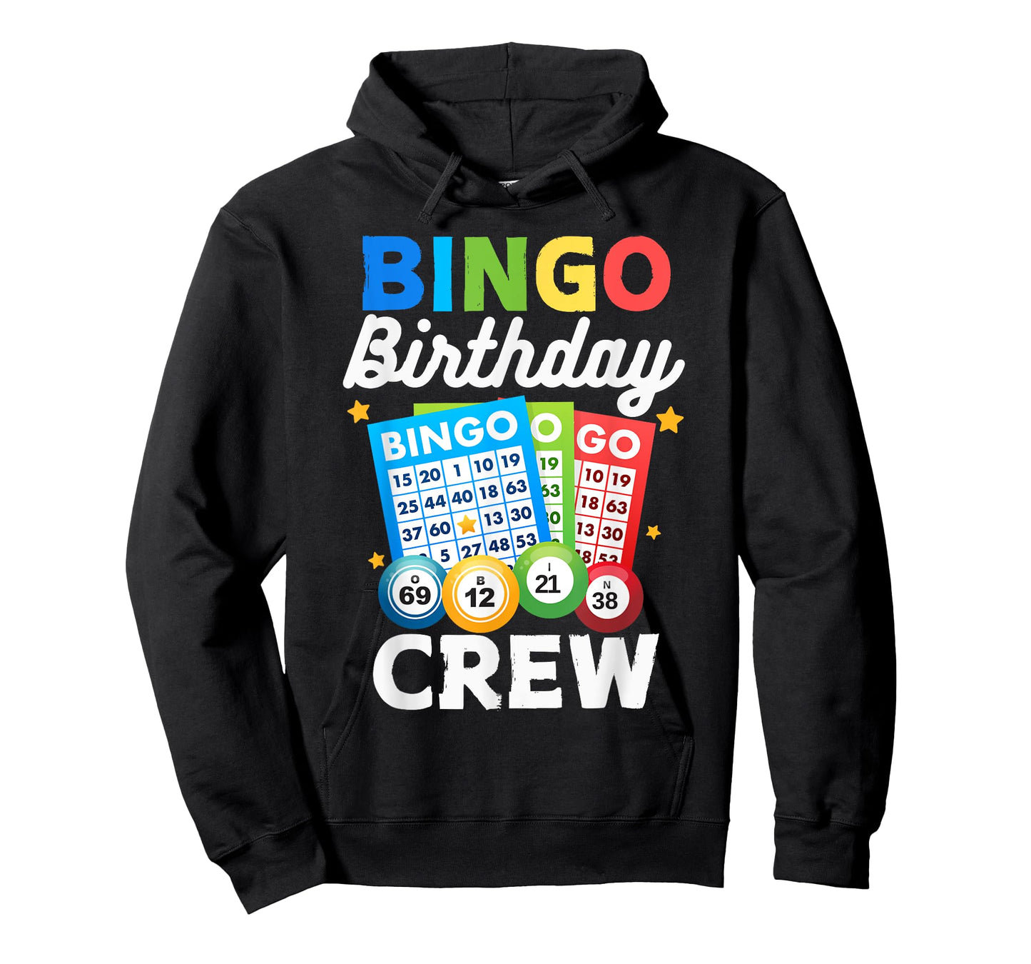 Bingo Birthday Crew Funny For Women Men Bingo Player T-Shirt
