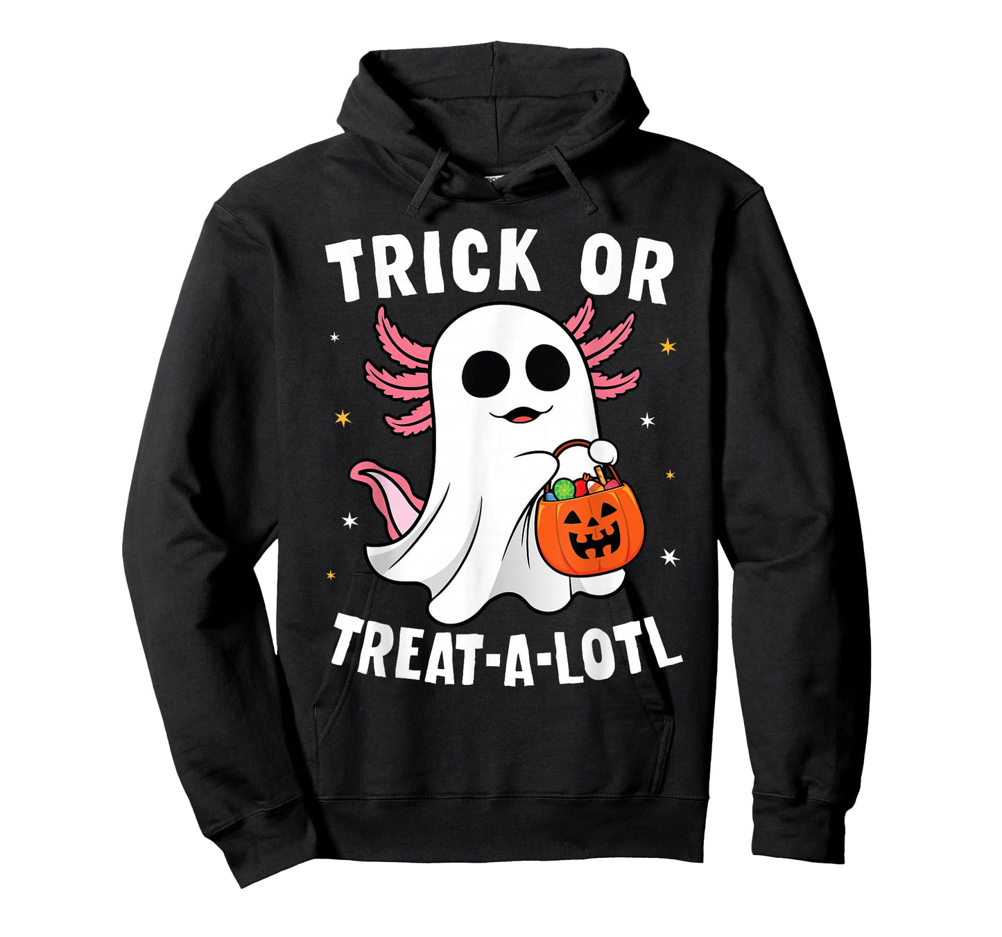 Trick or Treat A Lotl Axolotl Halloween Costume Toddler Kids T-Shirt