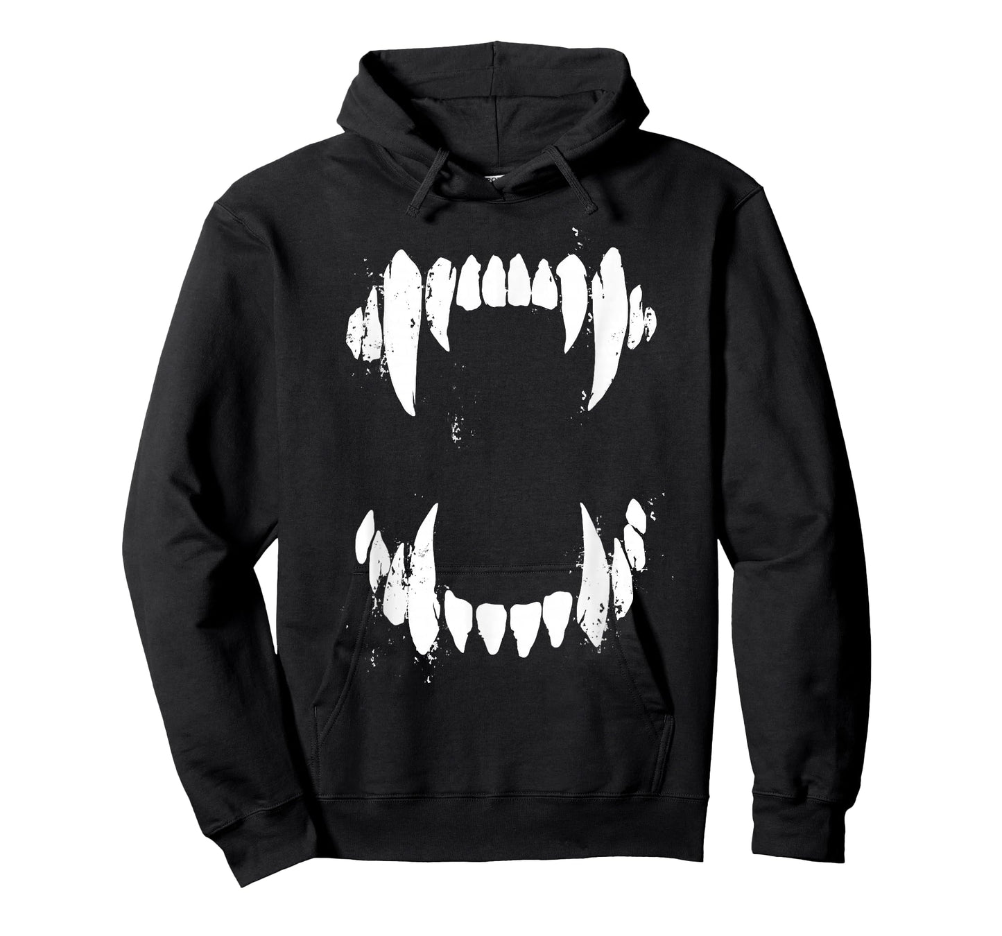 Halloween Horror Wolf Dog Vampire Monster Teeth Costume T-Shirt