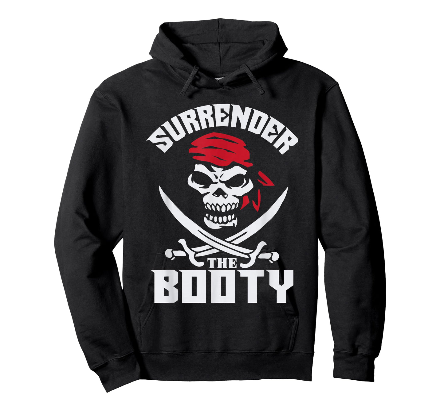 Surrender The Booty Funny Pirate T-Shirt Humor Tee T-Shirt