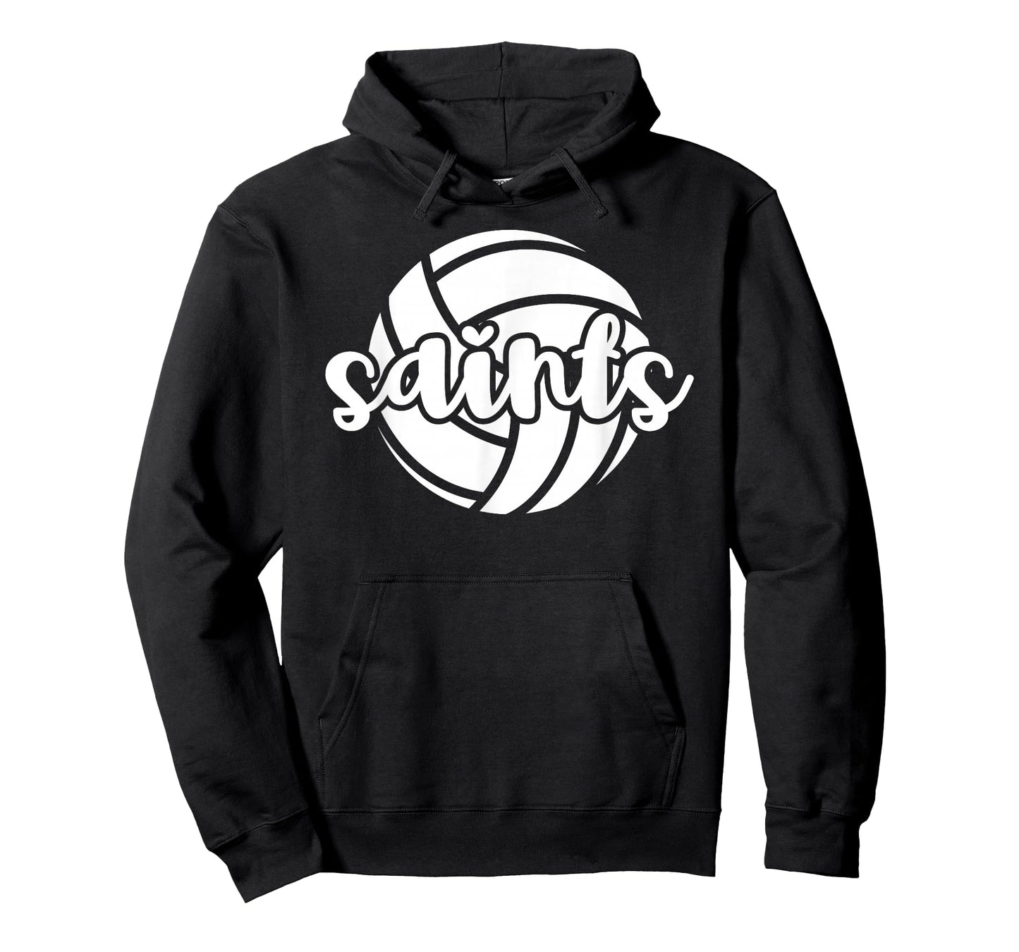 Saints Volleyball Team Mascot School Spirit Game Night T-Shirt