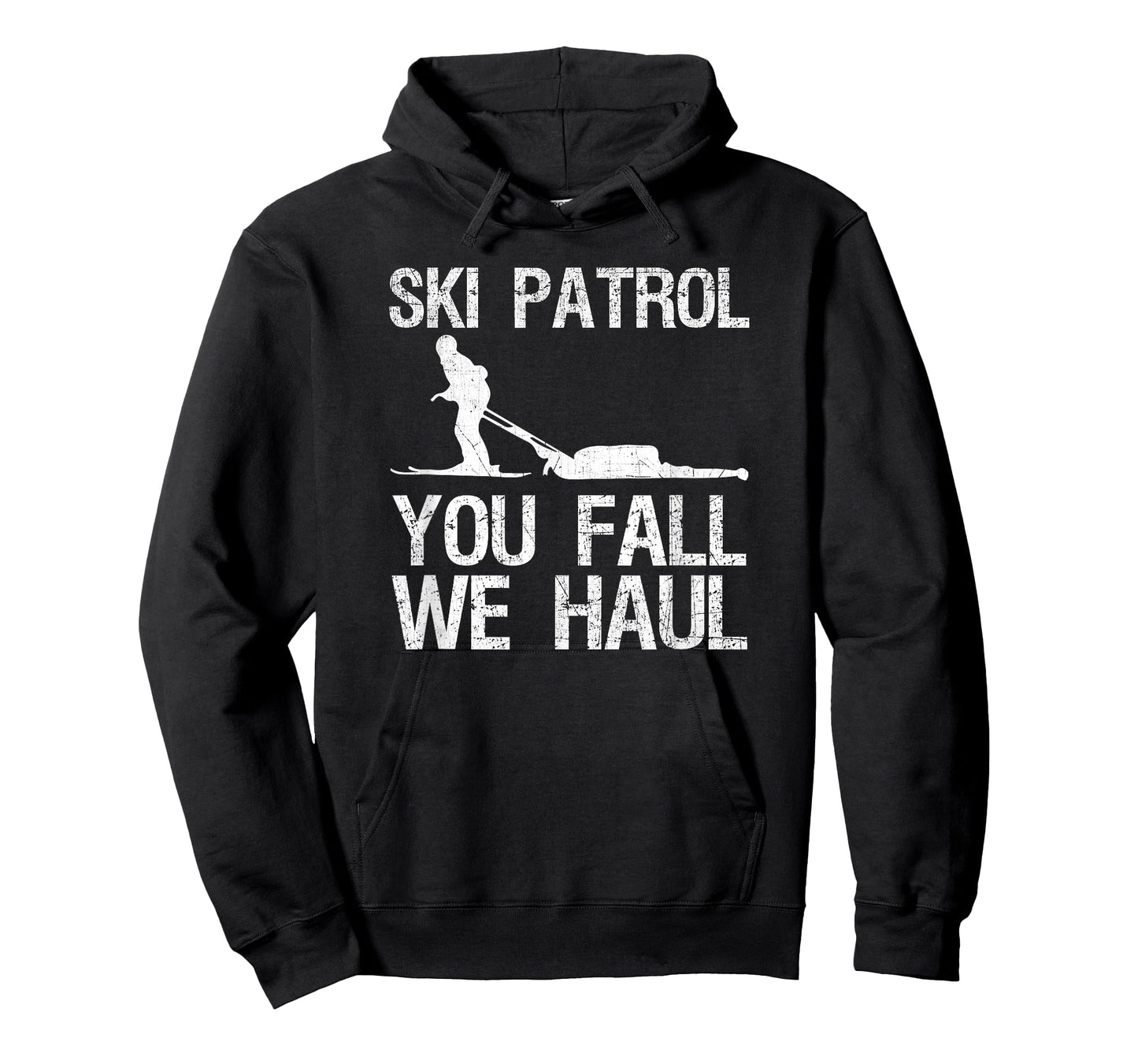 Ski Patrol You Fall We Haul Skiing Winter T-Shirt T-Shirt