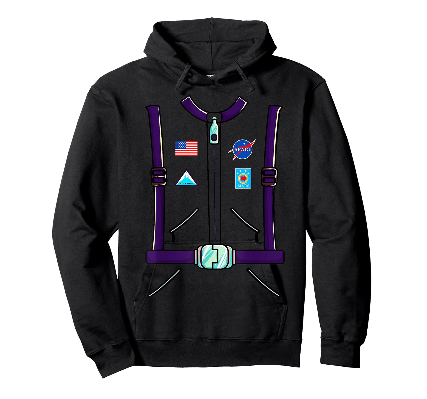 Astronaut Costume Space Suit Adult Men Women Kids Boys T-Shirt