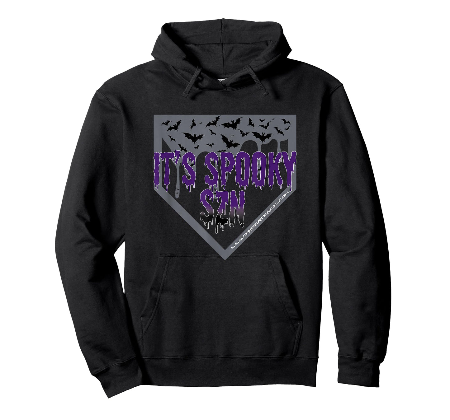 Halloween Baseball It’s Spooky SZN Dripping Letters Bat T-Shirt