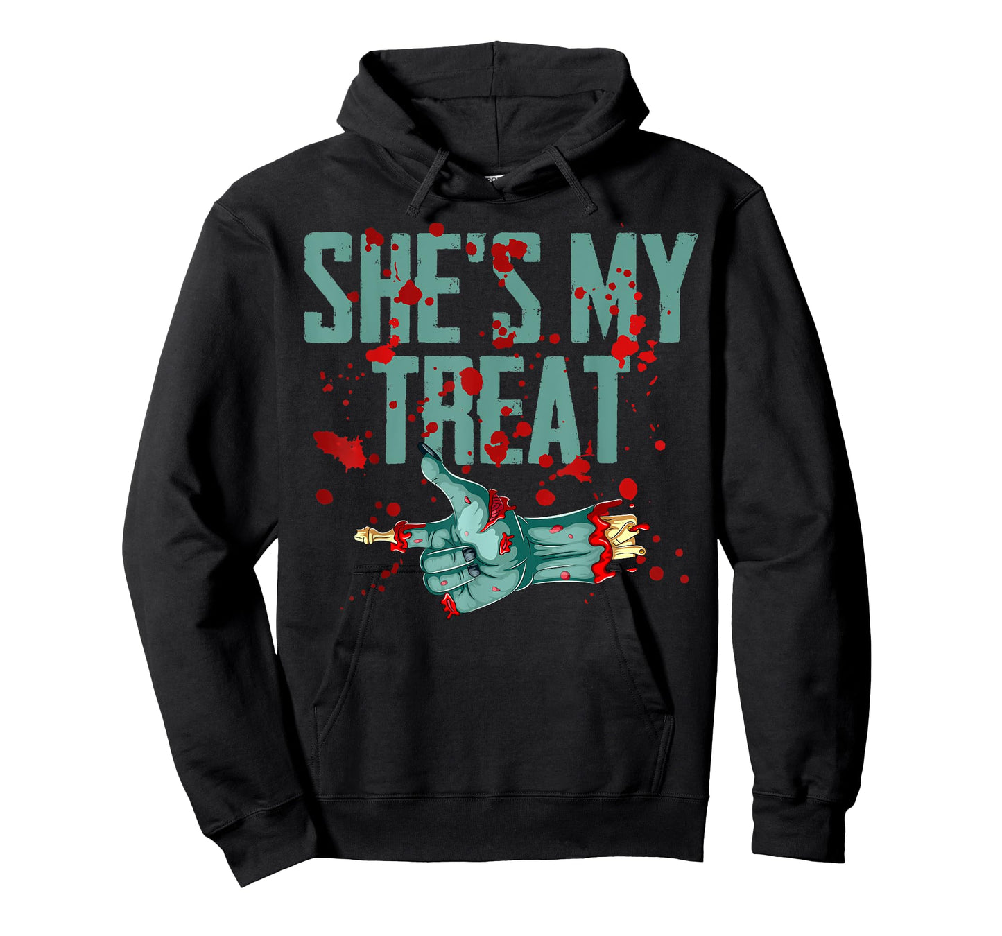 He's My Trick She's My Treat Halloween Zombie Matching T-Shirt