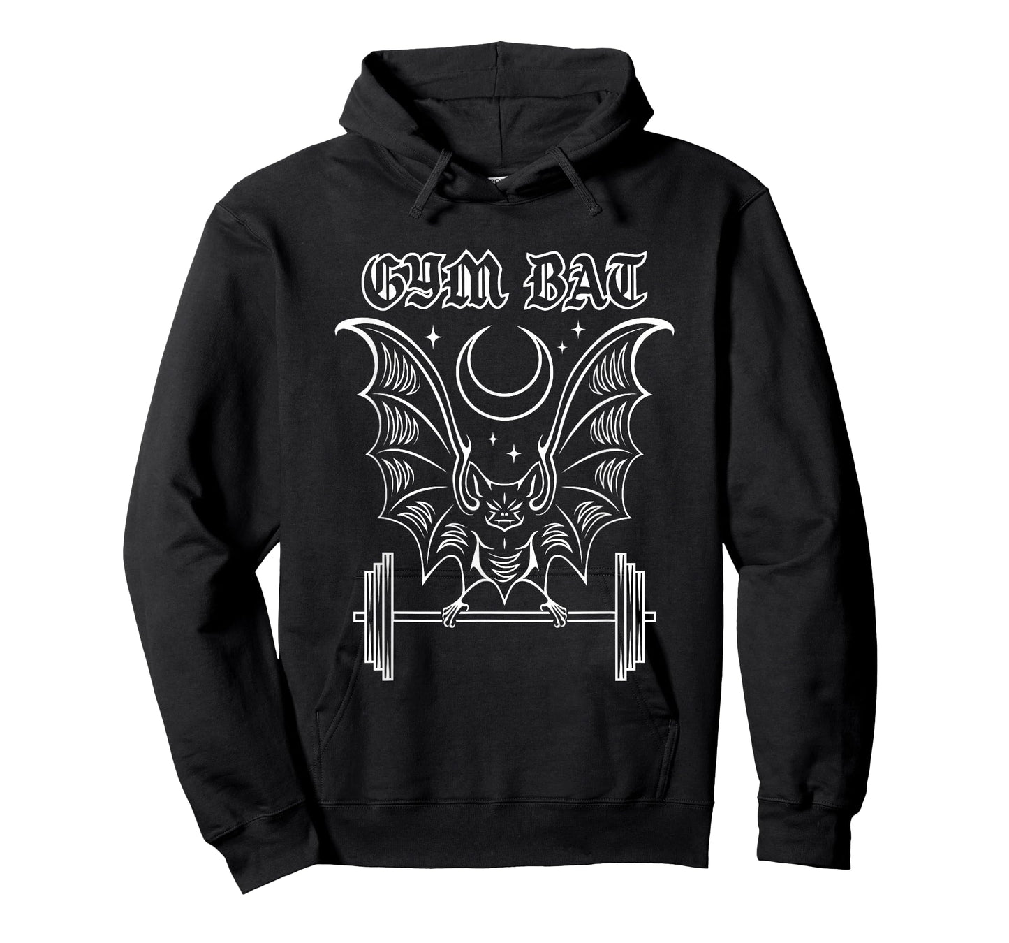 Gym Bat Gothlete Workout Vampire Bat And Moon Healthy Goth T-Shirt