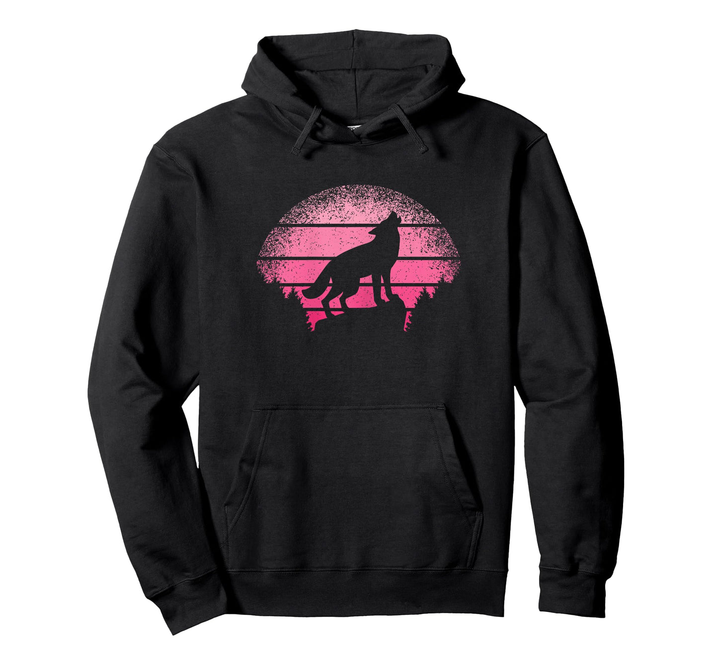 Wolf Wildlife Animal Wilderness Cute Retro Wolf Girls Women T-Shirt