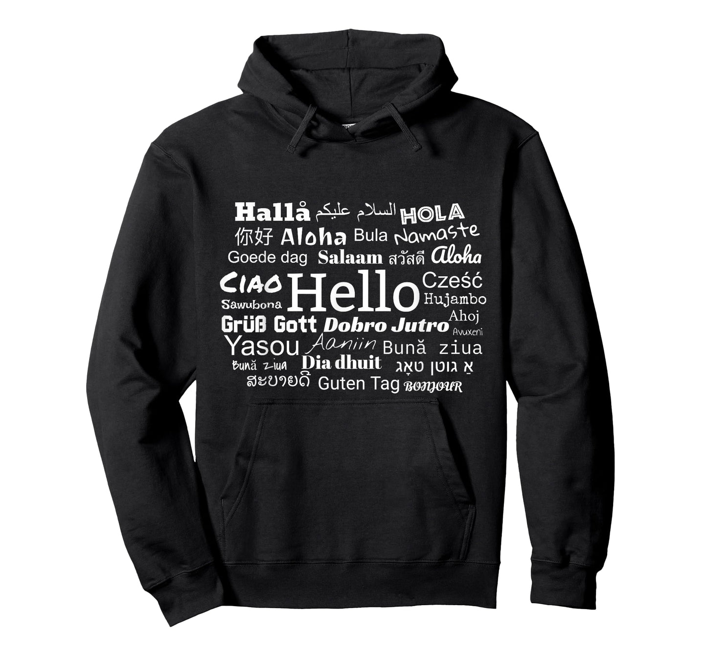 Hello In Different Languages Multilingualism T-Shirt Gift T-Shirt