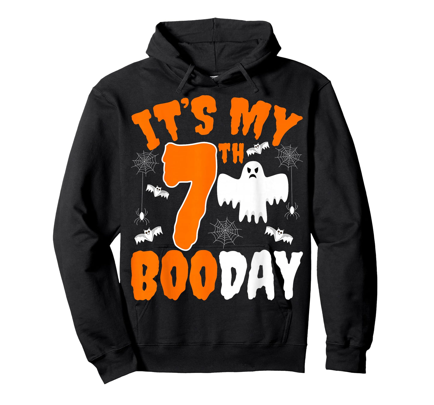 It's My 7th Boo Day Ghost Spooky Halloween 7th Birthday T-Shirt