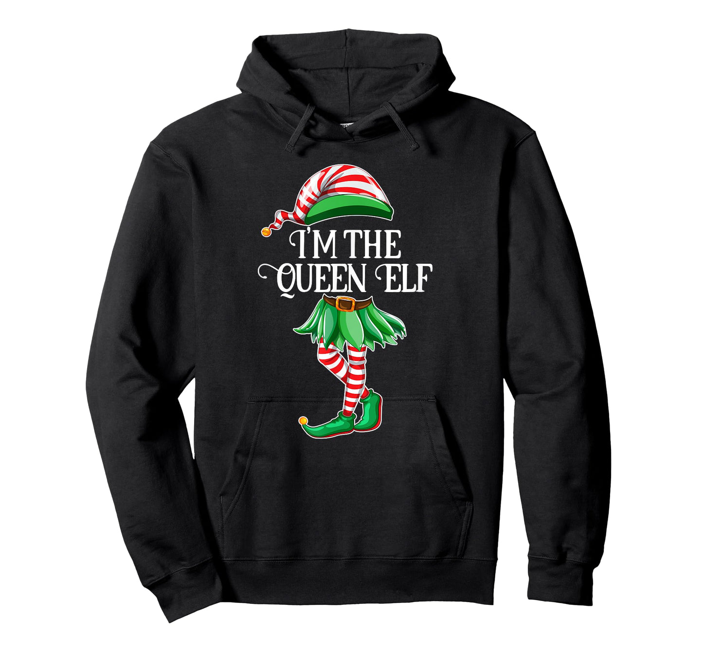 I'm the Queen Elf Matching Family Pajamas Christmas Gift T-Shirt