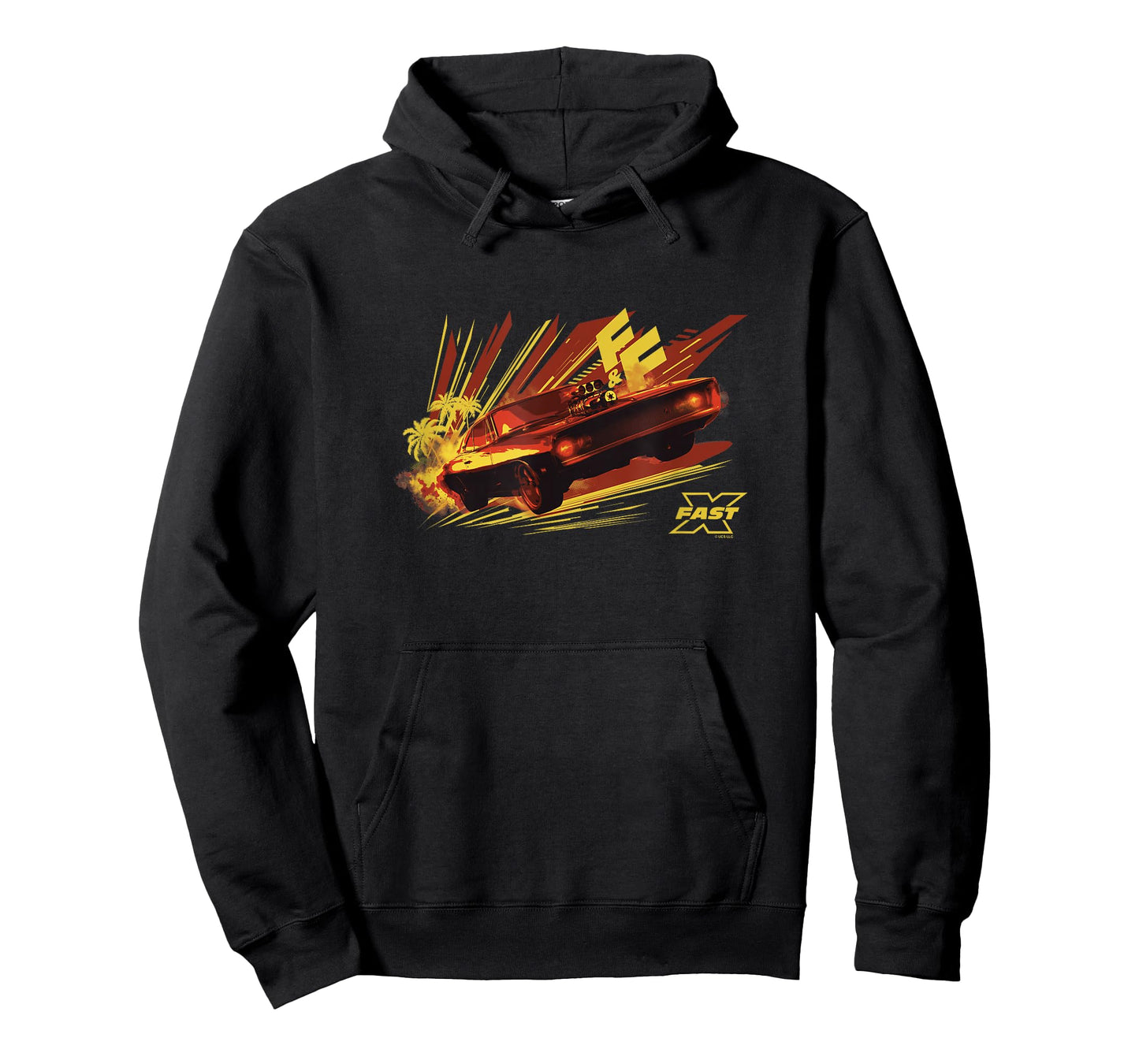 Fast X Dom Toretto Vintage Palm Tree Charger Race T-Shirt