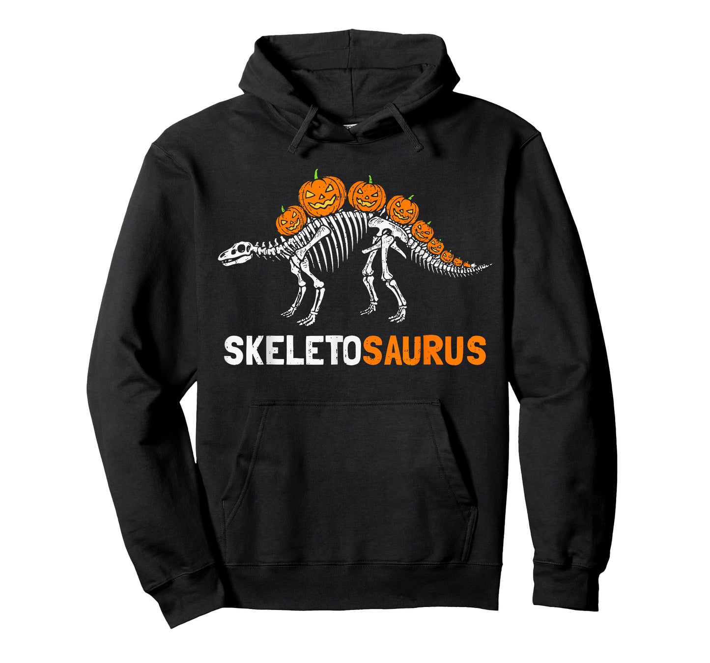 Skeleton Stegosaurus Halloween Dinosaur Spooky Kids Toddler T-Shirt