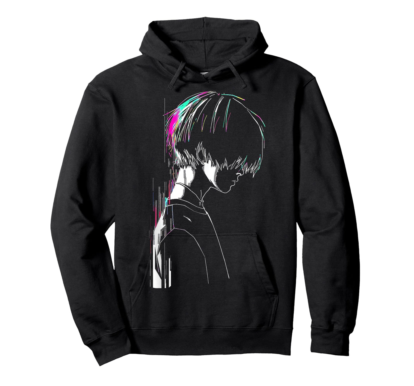 Anime Manga Motif Pixel Illustration Anime T-Shirt