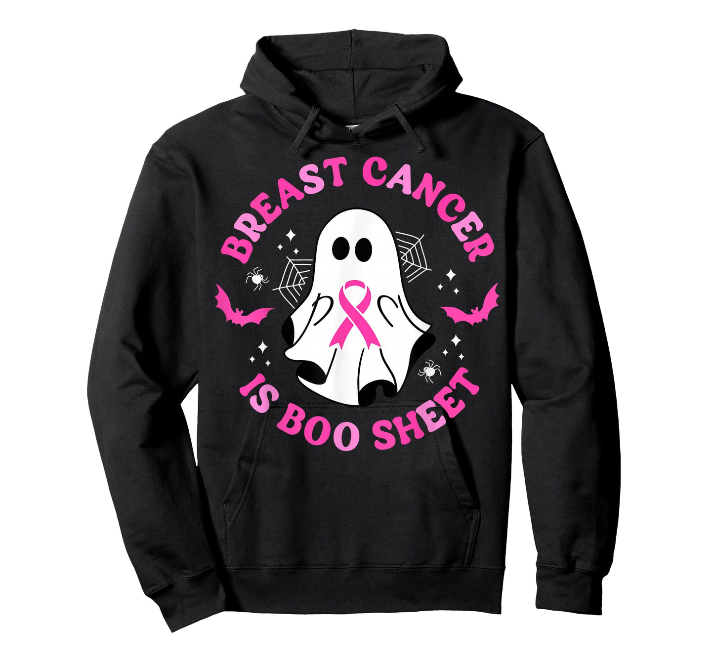 Breast Cancer Is Boo Sheet Awareness Halloween Pink Ghost T-Shirt
