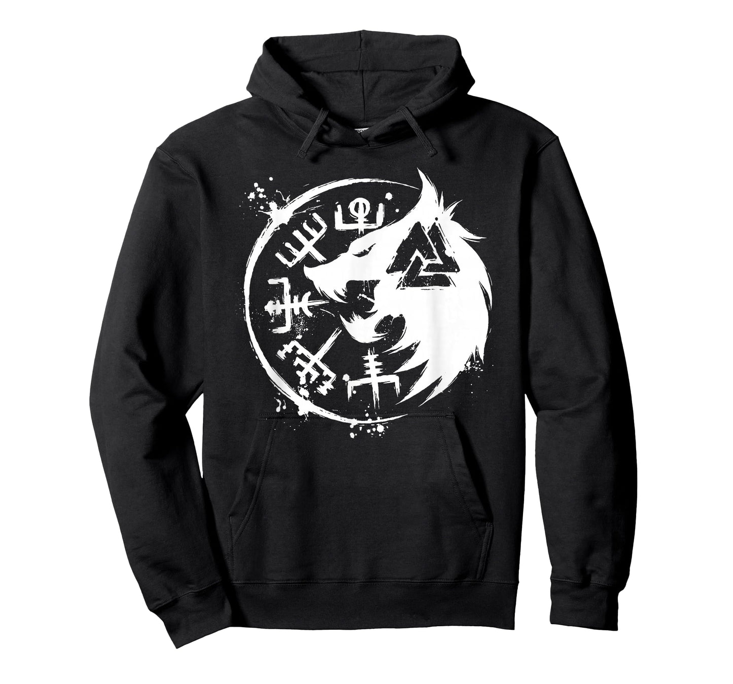 Fenrir Wolf Fenris-Wolf - Viking Vegvisir Valknut T-Shirt