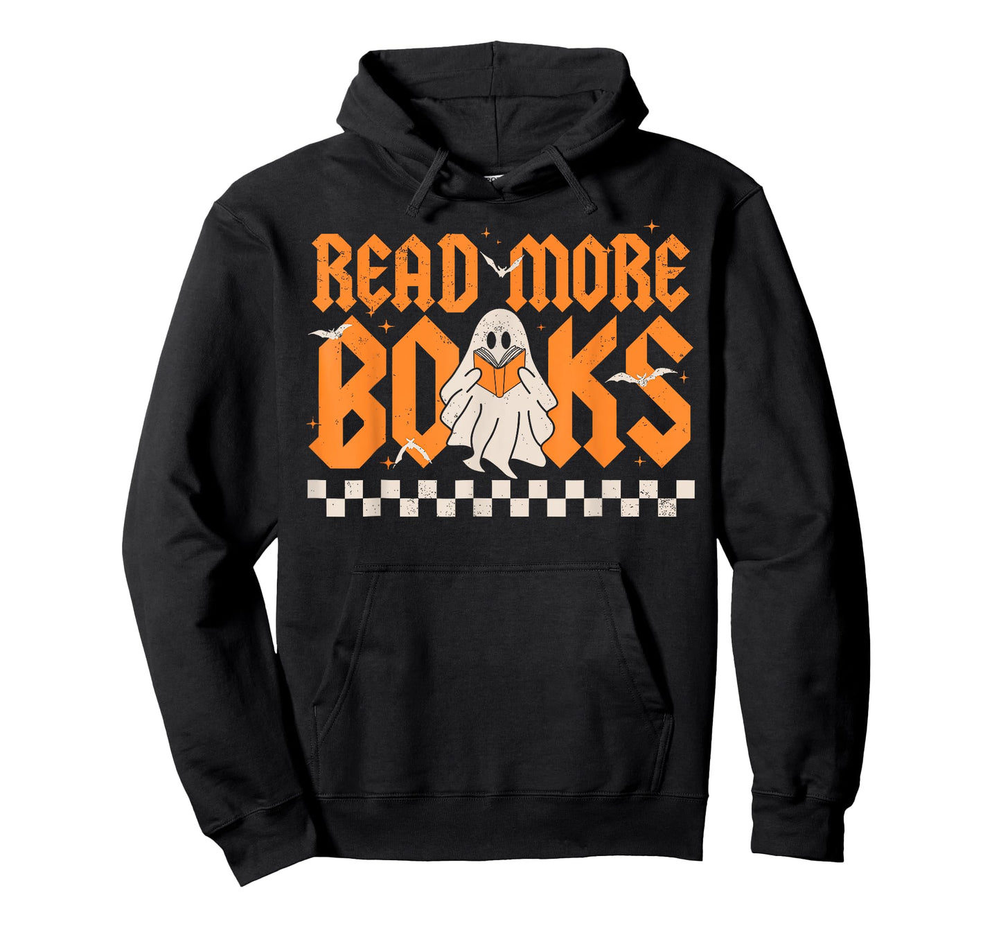 Groovy Booooks Ghost Read More Books Funny Teacher Halloween T-Shirt