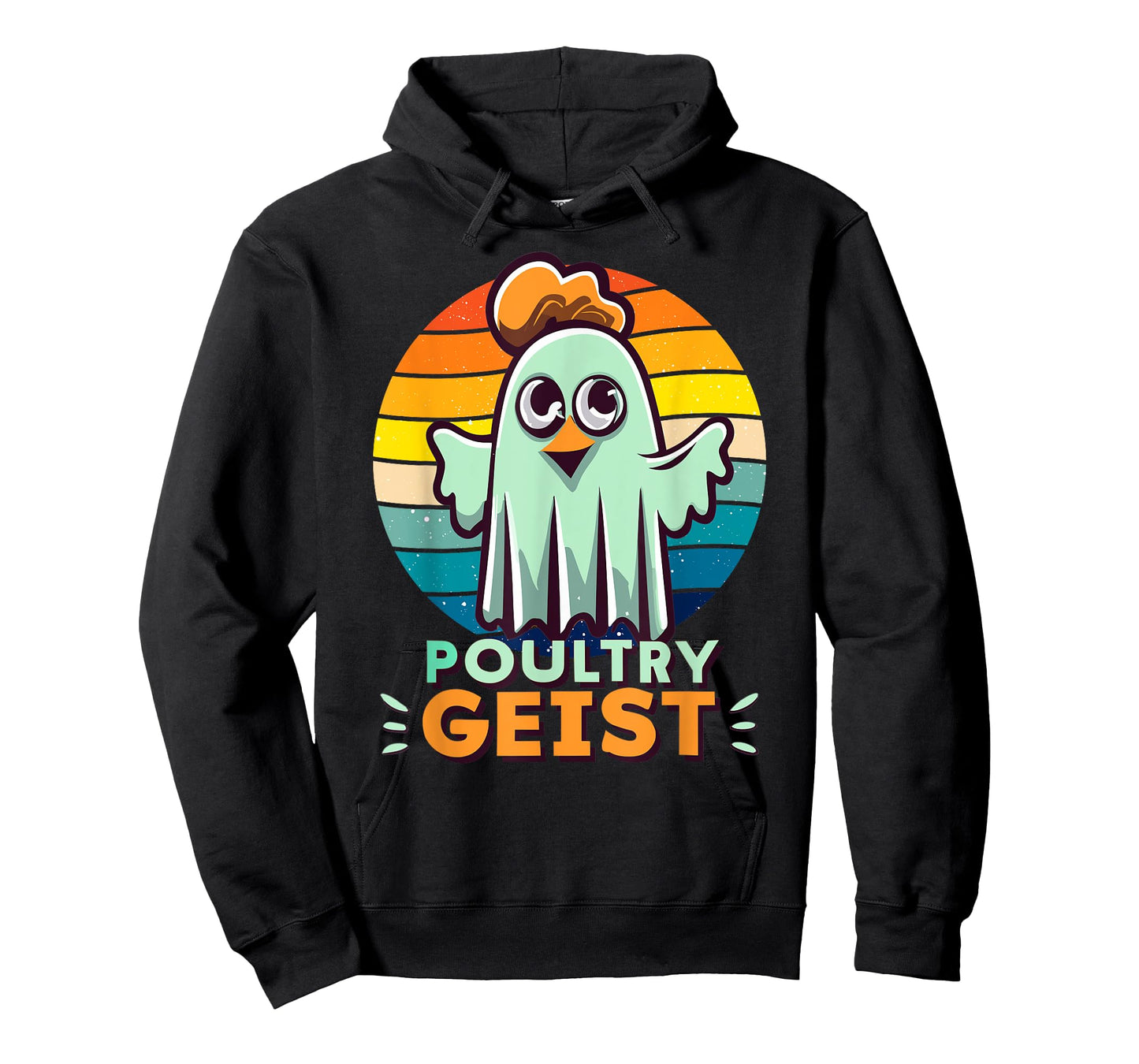 Funny Poultry Geist Chicken Ghost T-Shirt