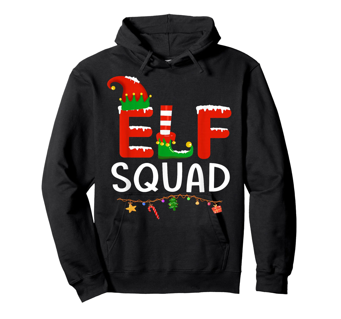 Elf Family Christmas Matching Pajamas Men Women Elf Squad T-Shirt