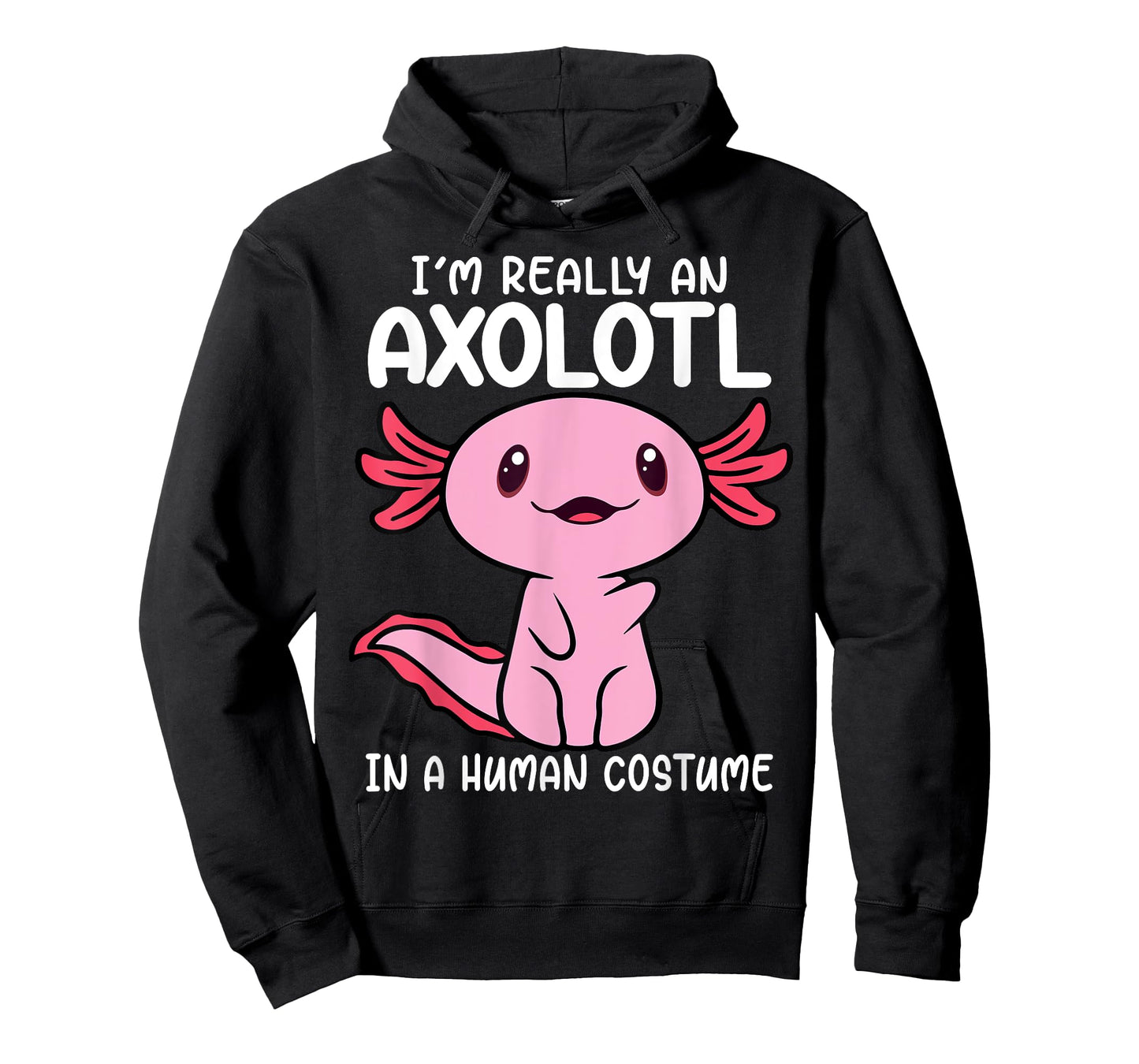 I'm Really an Axolotl in a Human Costume Kids Halloween T-Shirt