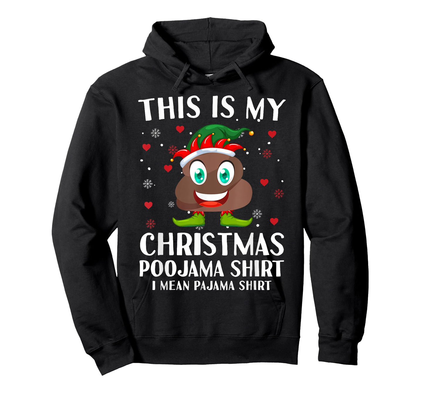 Elf Poop Pajama This Is My Christmas Poojama T-Shirt