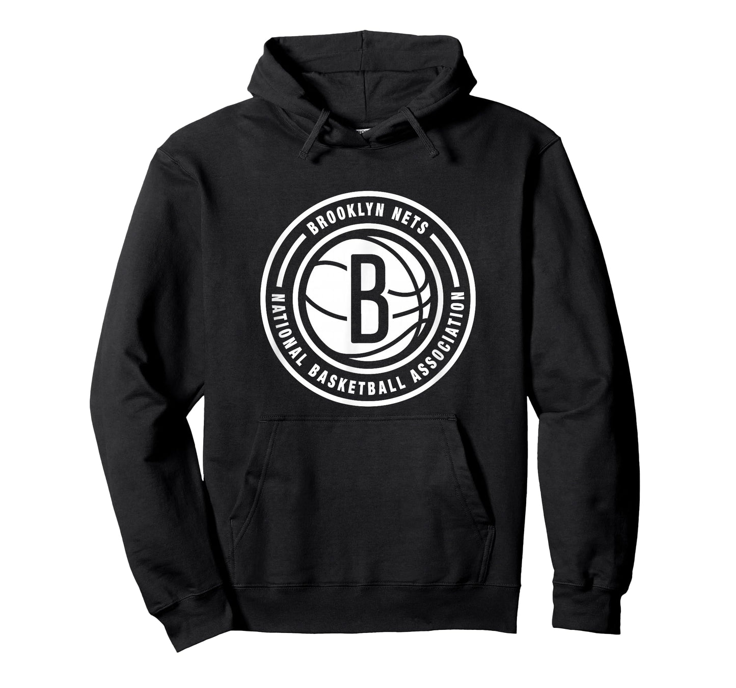 NBA - Brooklyn Nets Circle Logo Black T-Shirt