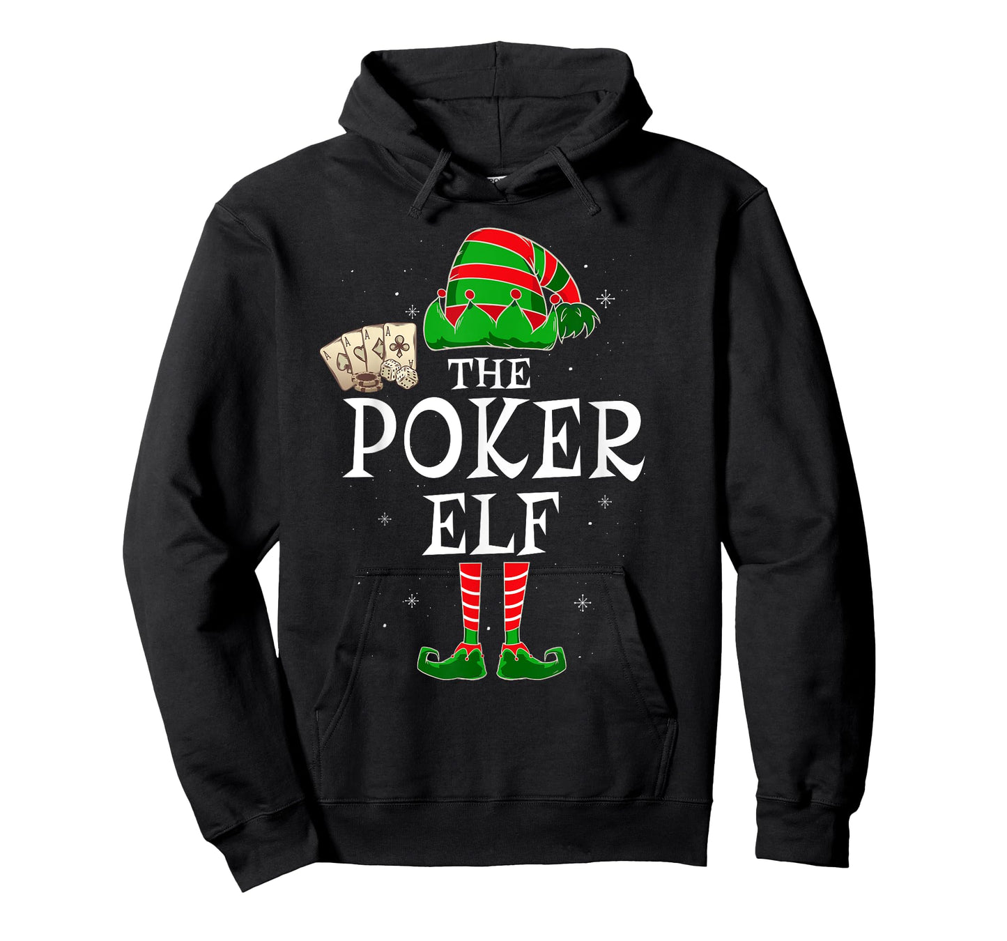The Poker Elf Group Matching Family Christmas Player Funny T-Shirt