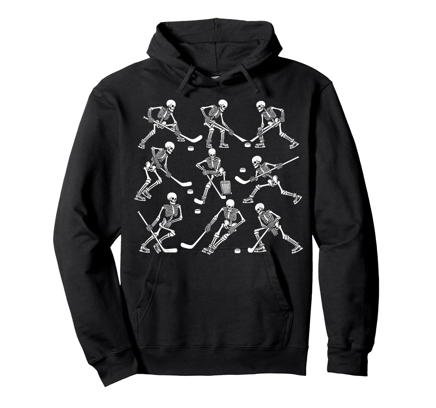 Funny Halloween Hockey Skeletons Play Hockey Boys Kids T-Shirt