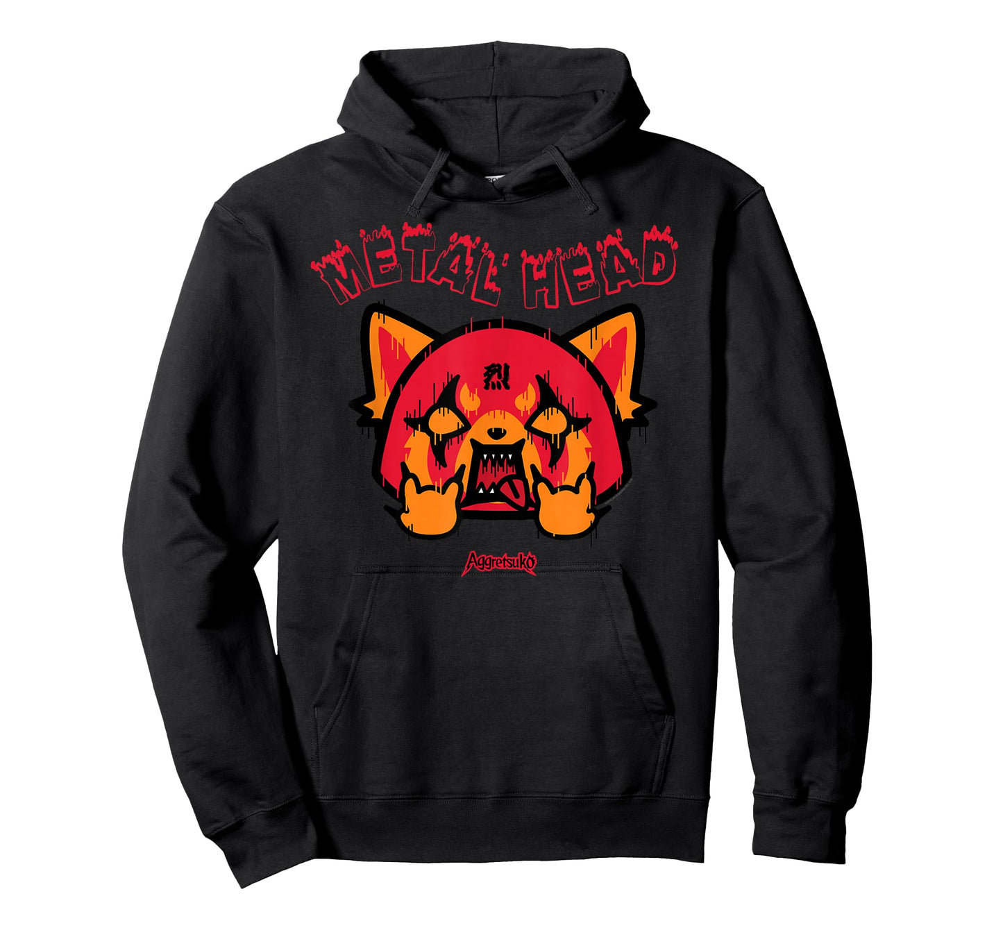 Aggretsuko Rage Metal Head Tee Shirt T-Shirt