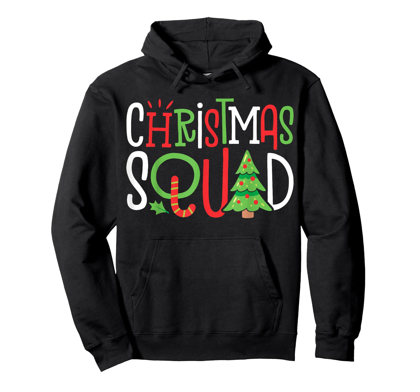 Christmas Squad Funny Xmas Tree Family Matching Pajamas Boys Short Sleeve T-Shirt