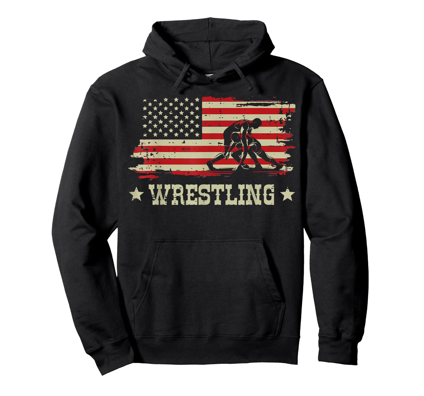 Wresting Takedown America Flag Wrestler Patriot Men Boys Kid T-Shirt