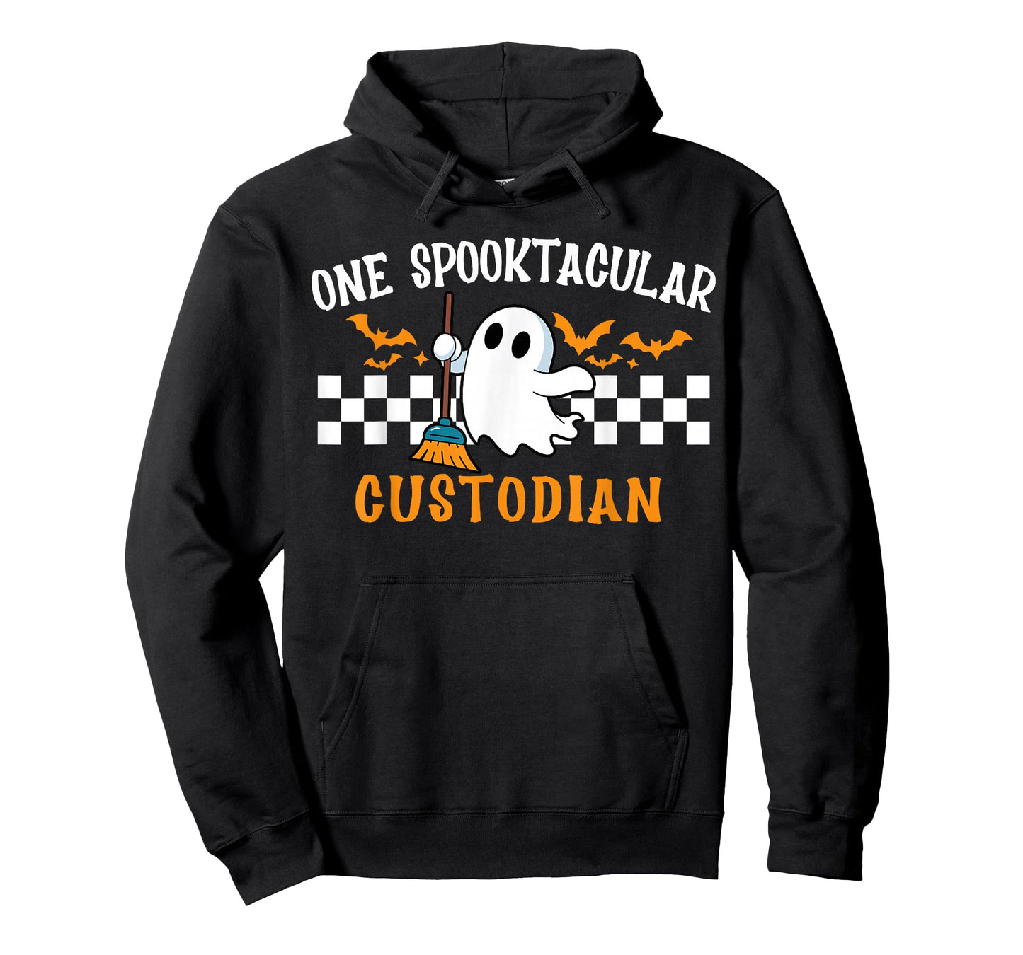 Spooktacular Custodian School Janitor Custodian Halloween T-Shirt