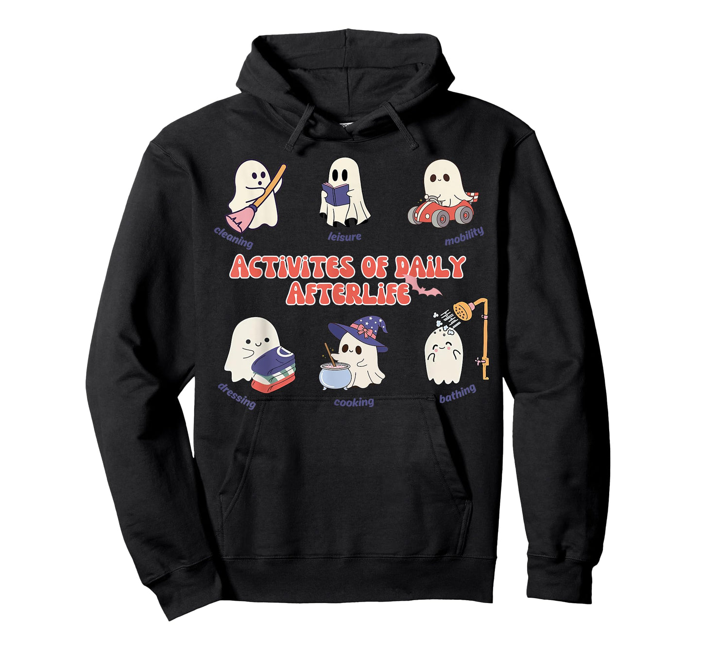 Activities Of Daily Afterlife Occupational Therapy Halloween T-Shirt
