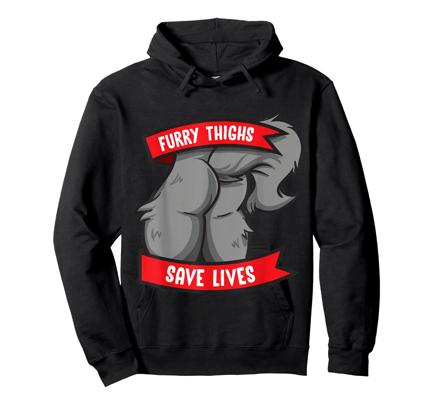 Wolf Furry Thighs Save Lives Proud Furry Pride Fandom T-Shirt