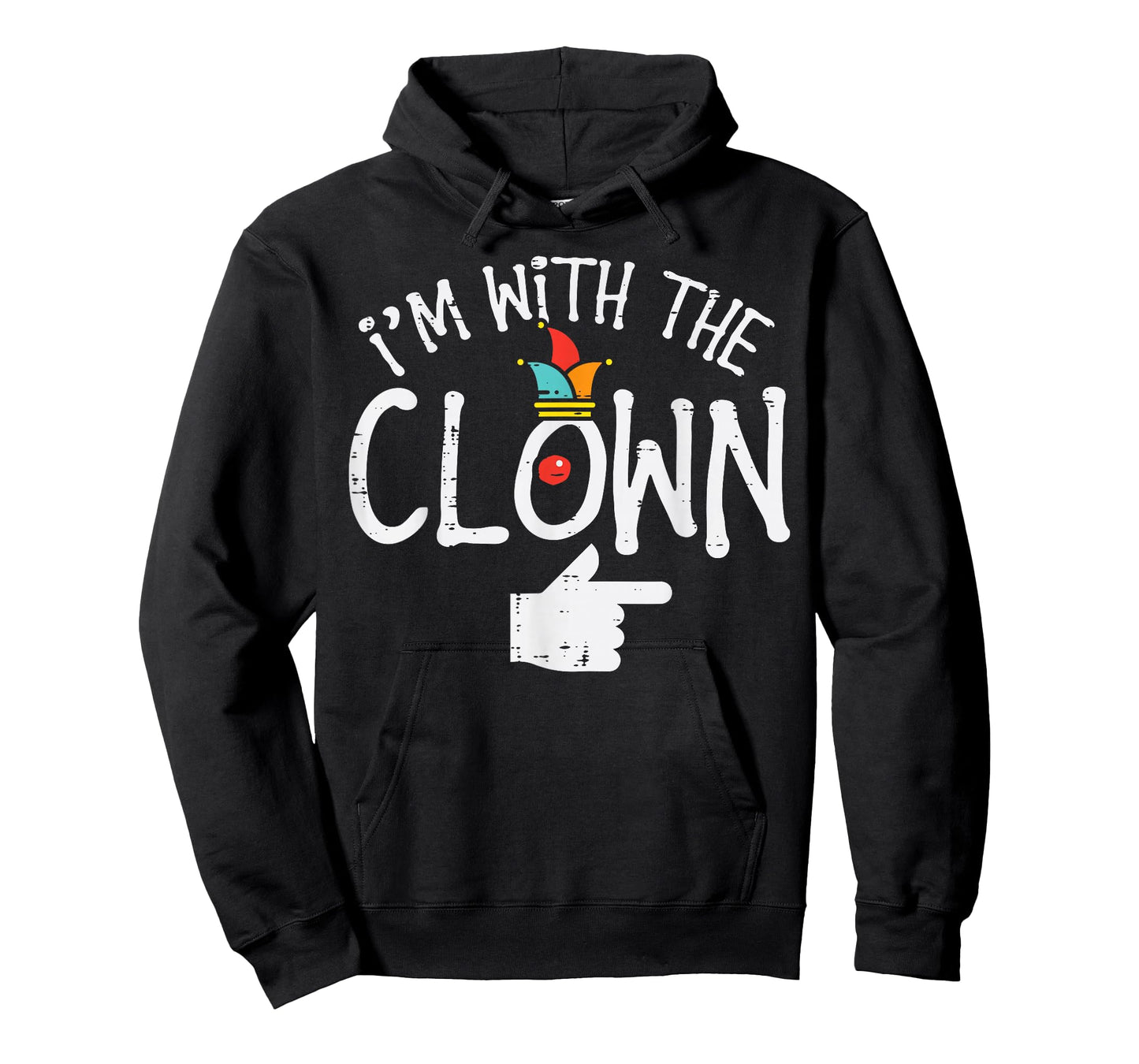 Im With The Clown Matching Halloween Couples Him And Her T-Shirt