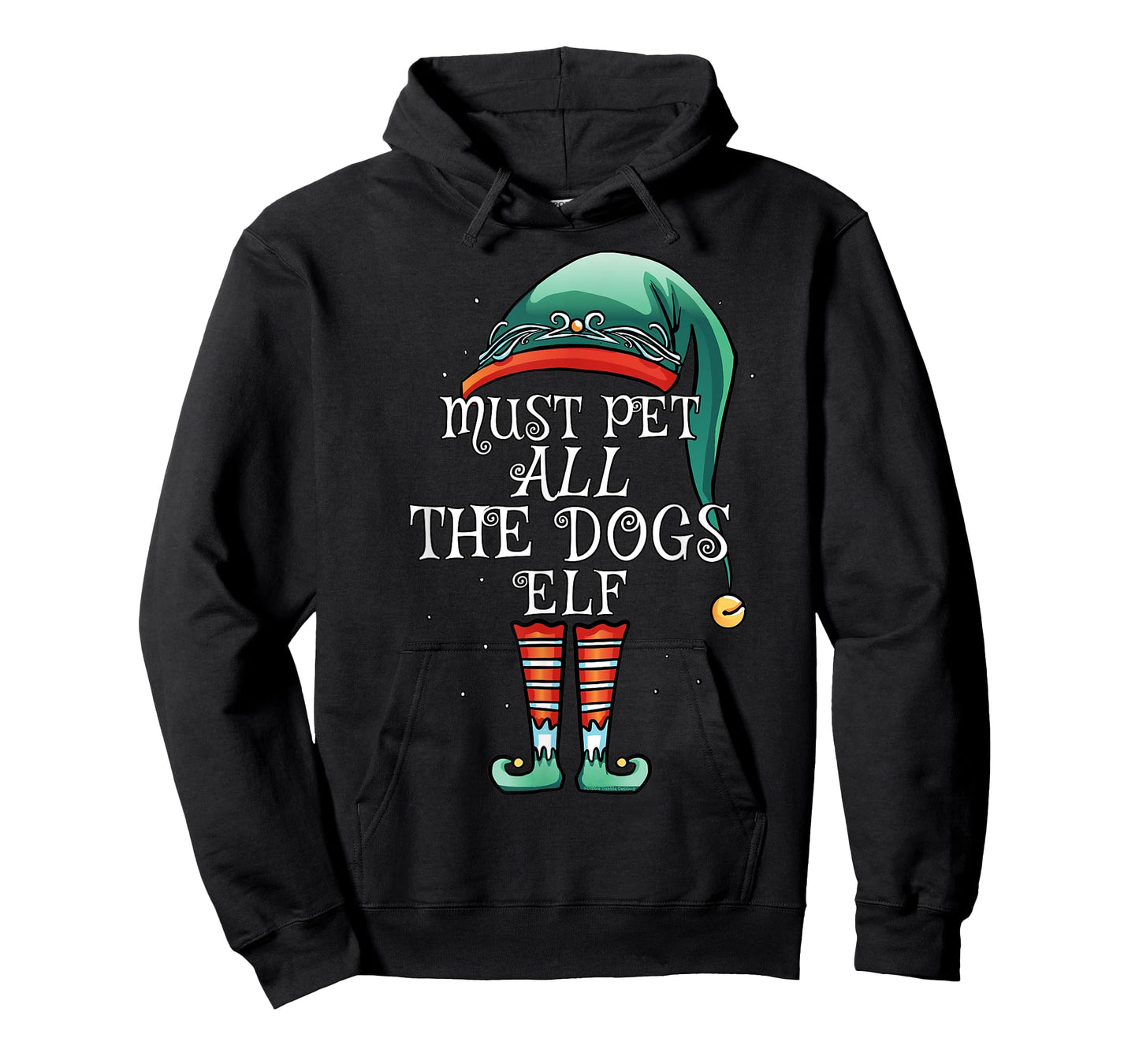 The Must Pet ALL the Dogs Elf Matching Family Christmas T-Shirt