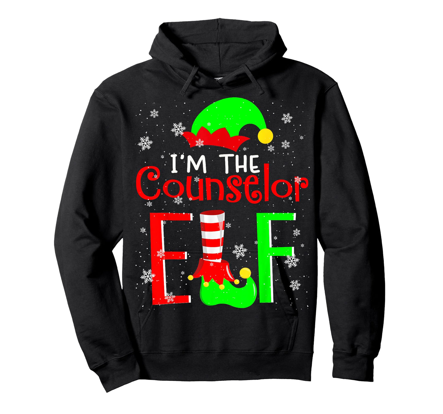 I'm The Counselor ELF Funny Christmas Elf Matching Family T-Shirt