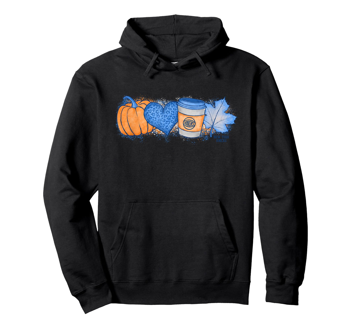 NBA New York Knicks Cozy Fall Painted Banner T-Shirt