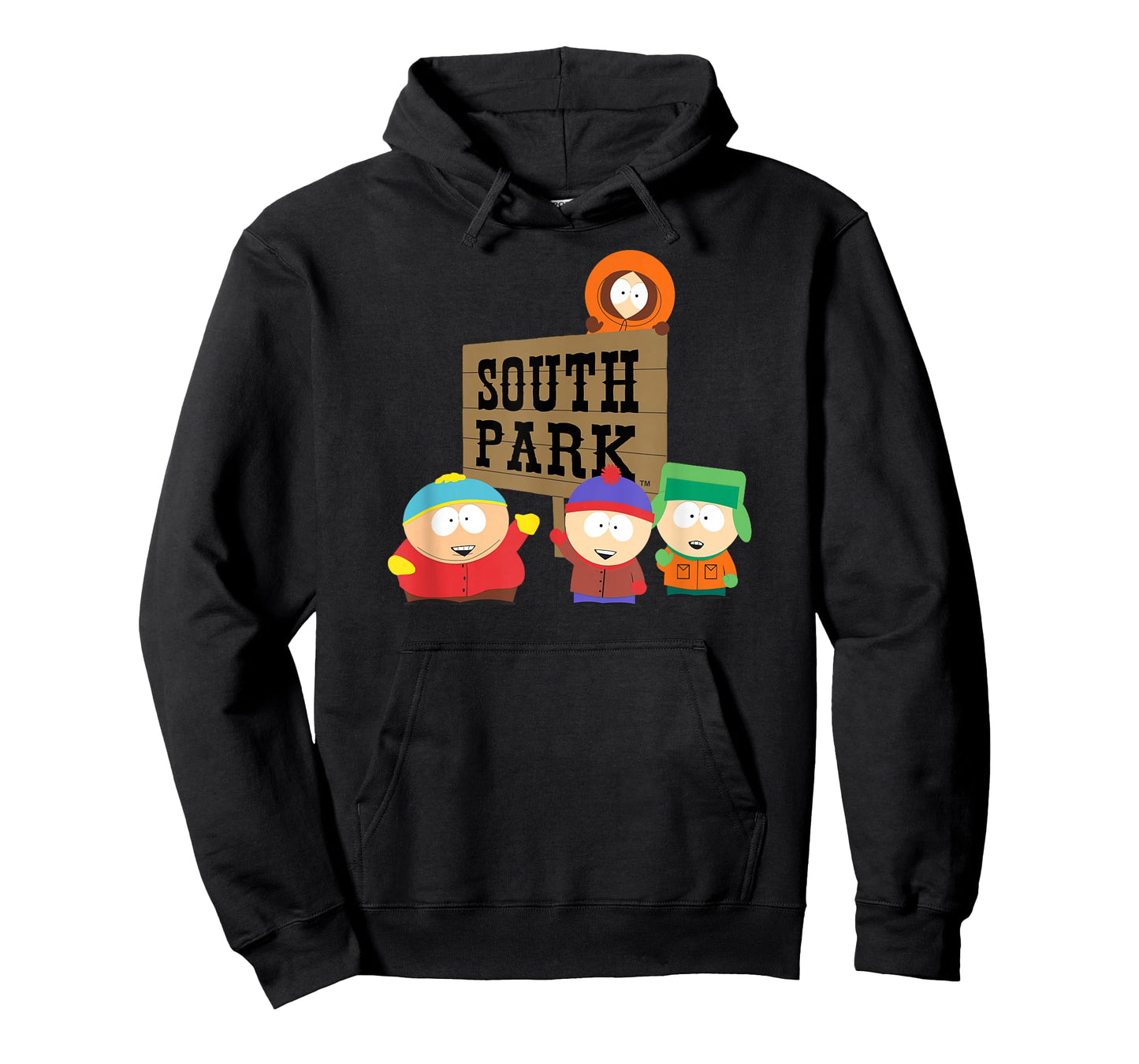 South Park Gang with Sign T-Shirt