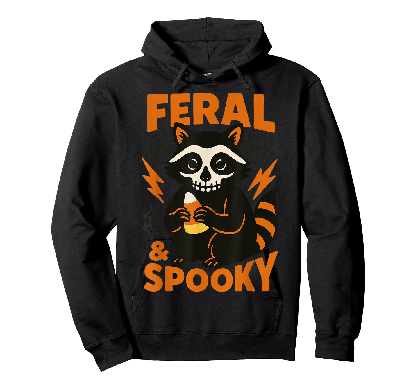 Feral And Spooky Halloween Raccoon Skull Trick Or Treat T-Shirt