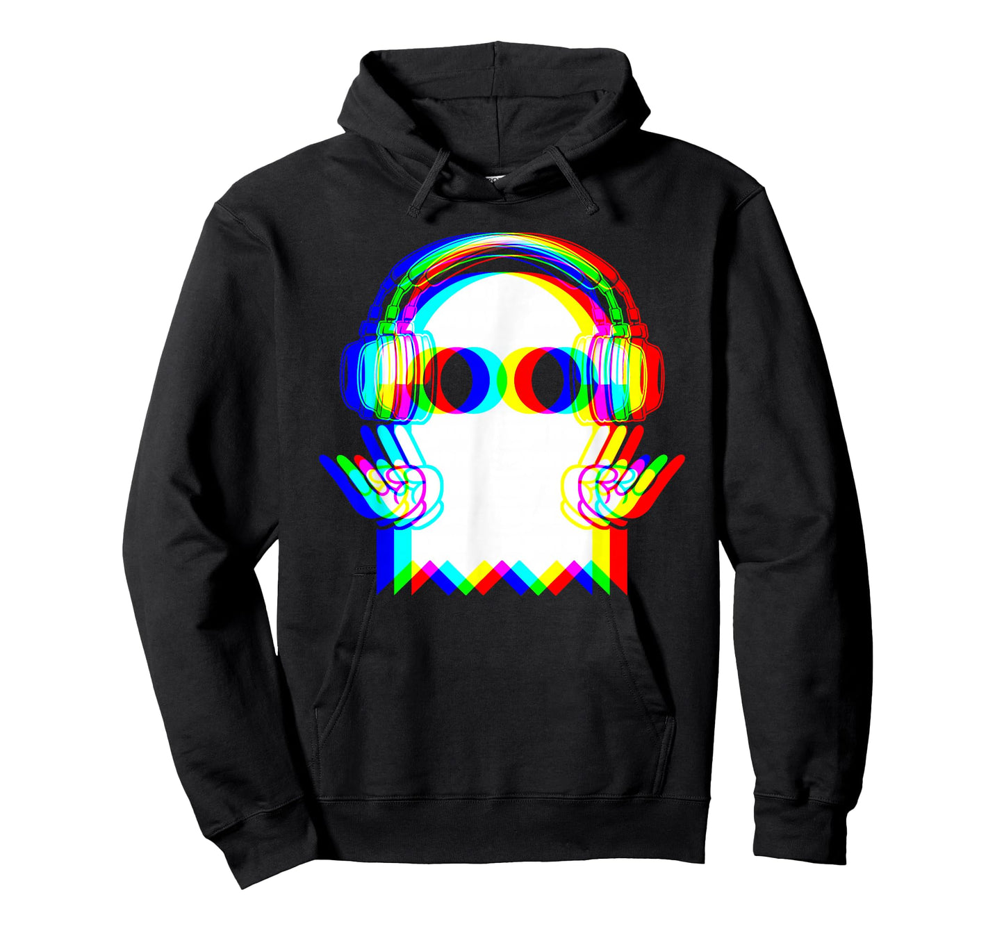 Ghost Trippy Vaporwave Halloween Techno Rave EDM Music Party T-Shirt