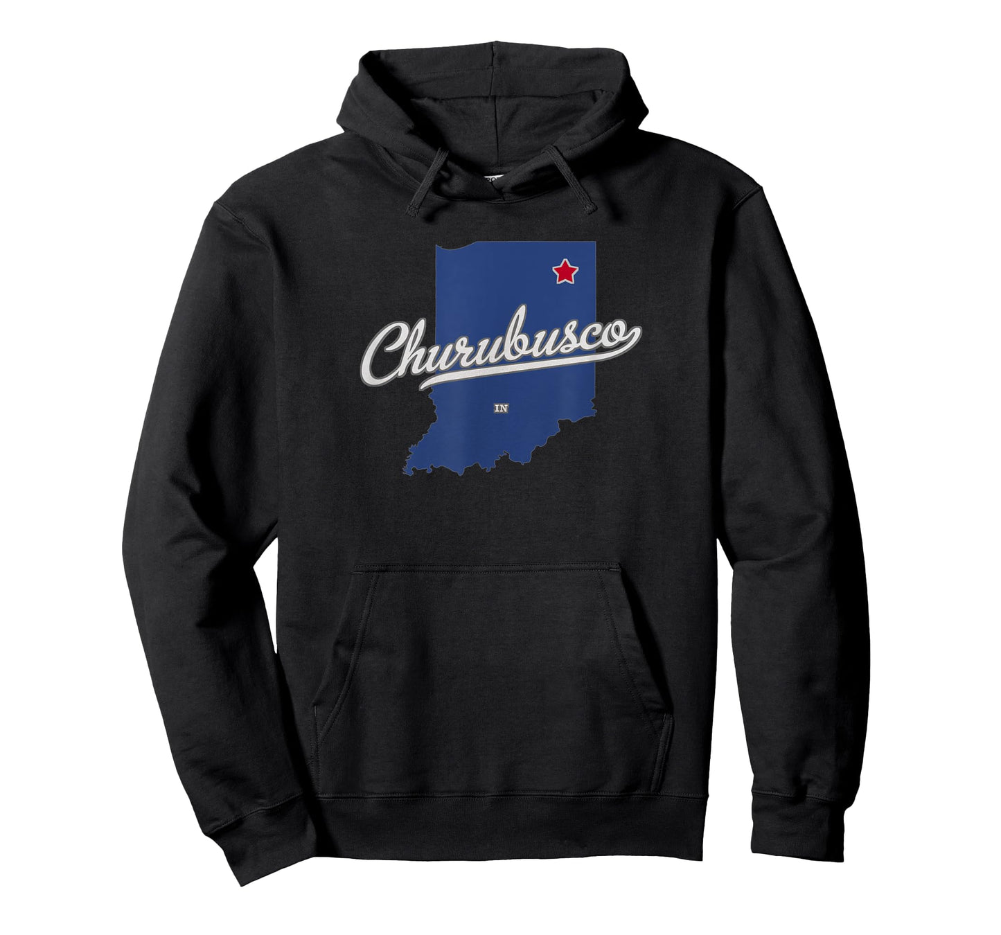 Churubusco Indiana IN Map T-Shirt